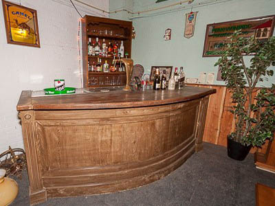 Eikenhouten voorbar, 230 cm
